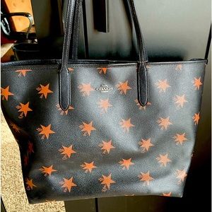 COACH -Limited edition City Star Canyon Print Leather Tote